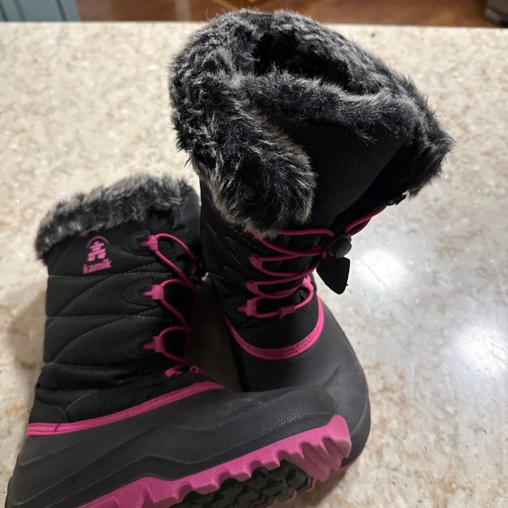 Kamik The‎ Snowgypsy 4 Winter Boot Black/Rose Size 4